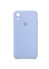Чохол Silicone Case Square Full Camera Protective (AA) для iPhone XR (6.1") Блакитний / Lilac Blue