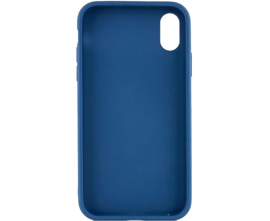 TPU чехол Bonbon Metal Style для Apple iPhone XR (6.1") Синий / Denim Blue