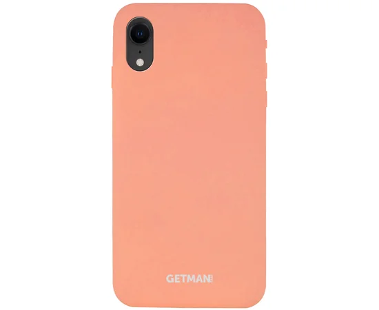 Чехол Silicone Case GETMAN for Magnet для Apple iPhone XR (6.1") Розовый / Flamingo