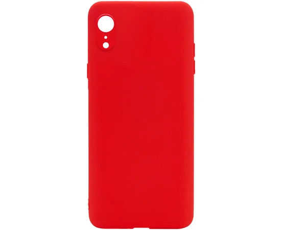 Силиконовый чехол Candy Full Camera для Apple iPhone XR (6.1") Красный / Red