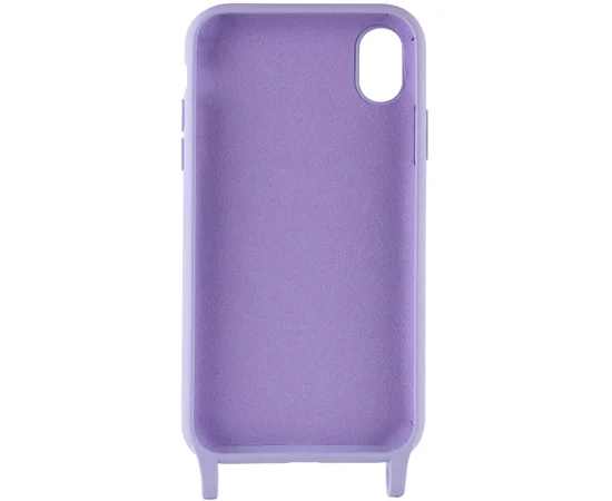 Чехол TPU two straps California для Apple iPhone XR (6.1") Сиреневый