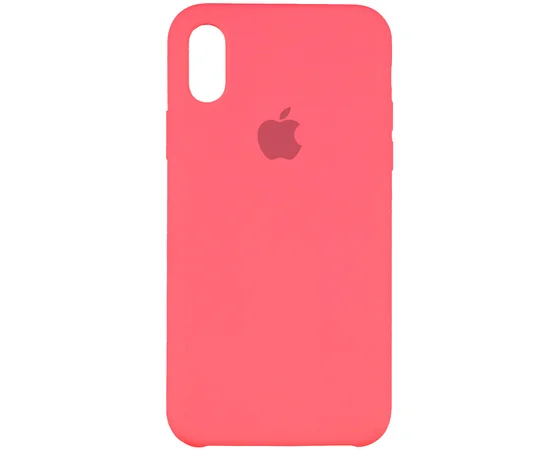 Чехол Silicone Case (AA) для Apple iPhone XR (6.1") Розовый / Hot Pink