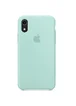 Чехол Silicone Case (AA) для Apple iPhone XR (6.1") Бирюзовый / Marine Green