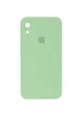 Чохол Silicone Case Square Full Camera Protective (AA) для Apple iPhone XR (6.1 ") М'ятний / Mint