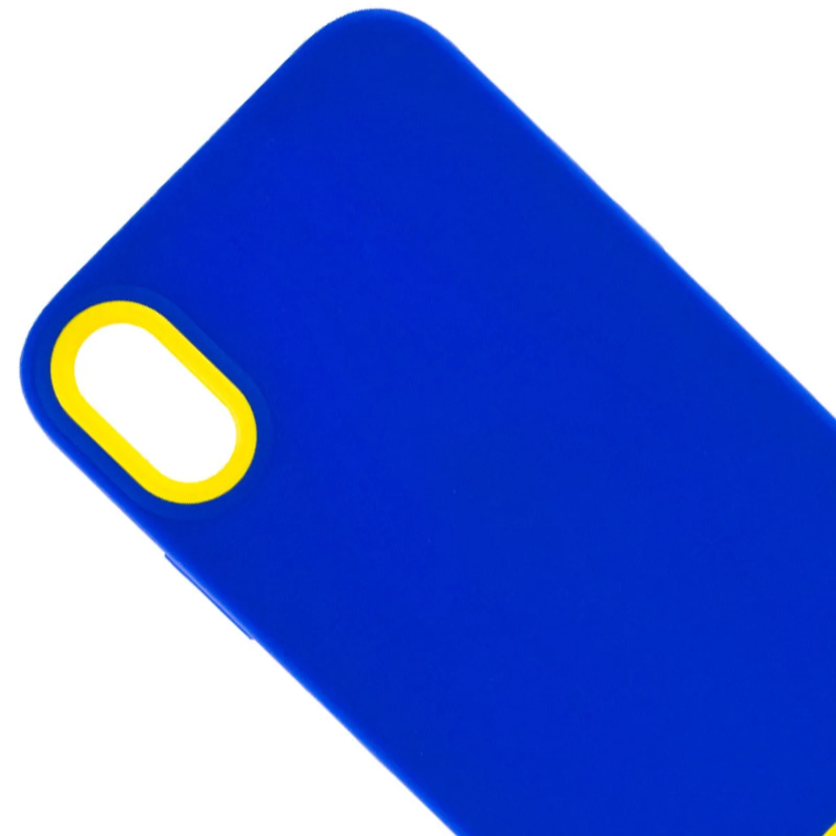 Чохол TPU+PC Bichromatic для iPhone XR (6.1") Navy Blue / Yellow