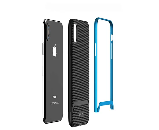 Чехол iPaky TPU+PC для Apple iPhone XR (6.1") Черный / Синий