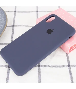 Чохол Silicone Case Full Protective (AA) для Apple iPhone XR (6.1 ") Темний Синій / Midnight Blue