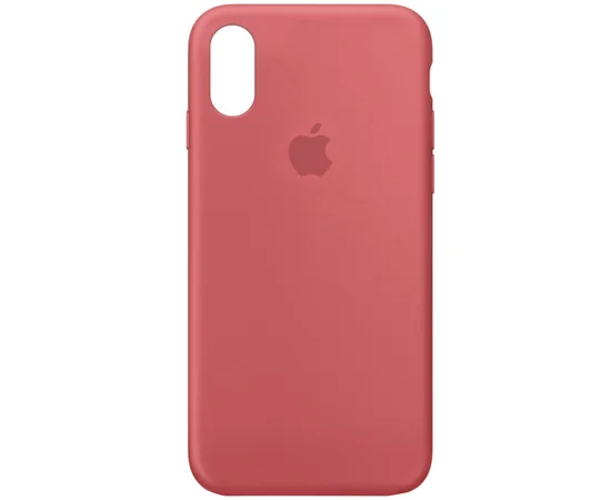 Чехол Silicone Case Full Protective (AA) для Apple iPhone XR (6.1") Красный / Camellia