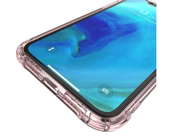 TPU чехол Epic Ease с усиленными углами для Apple iPhone XR (6.1") Розовый / Transparent