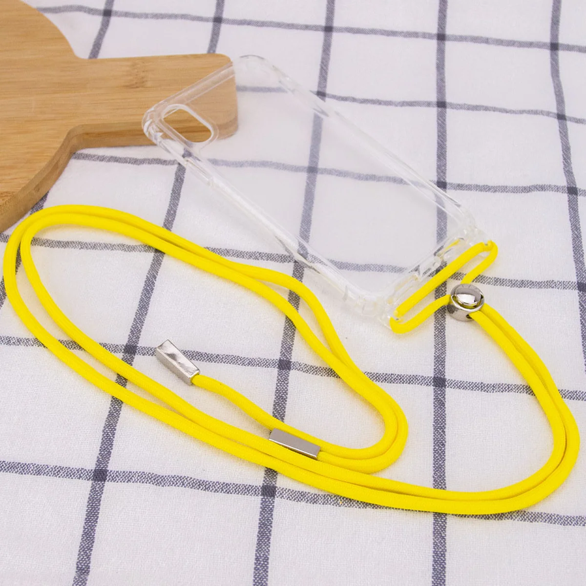 Чохол TPU Crossbody Transparent для Apple iPhone XR (6.1 ") Жовтий