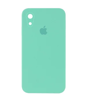 Чохол Silicone Case Square Full Camera Protective (AA) для iPhone XR (6.1") Бірюзовий / Turquoise