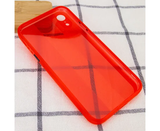Чехол TPU Glossy Line Full Camera для Apple iPhone XR (6.1") Красный