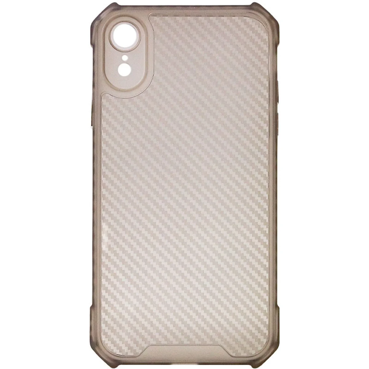 Чехол TPU Ease Carbon color series для Apple iPhone XR (6.1") Черный / Прозрачный