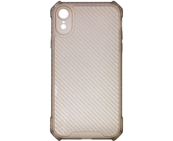 Чехол TPU Ease Carbon color series для Apple iPhone XR (6.1") Черный / Прозрачный