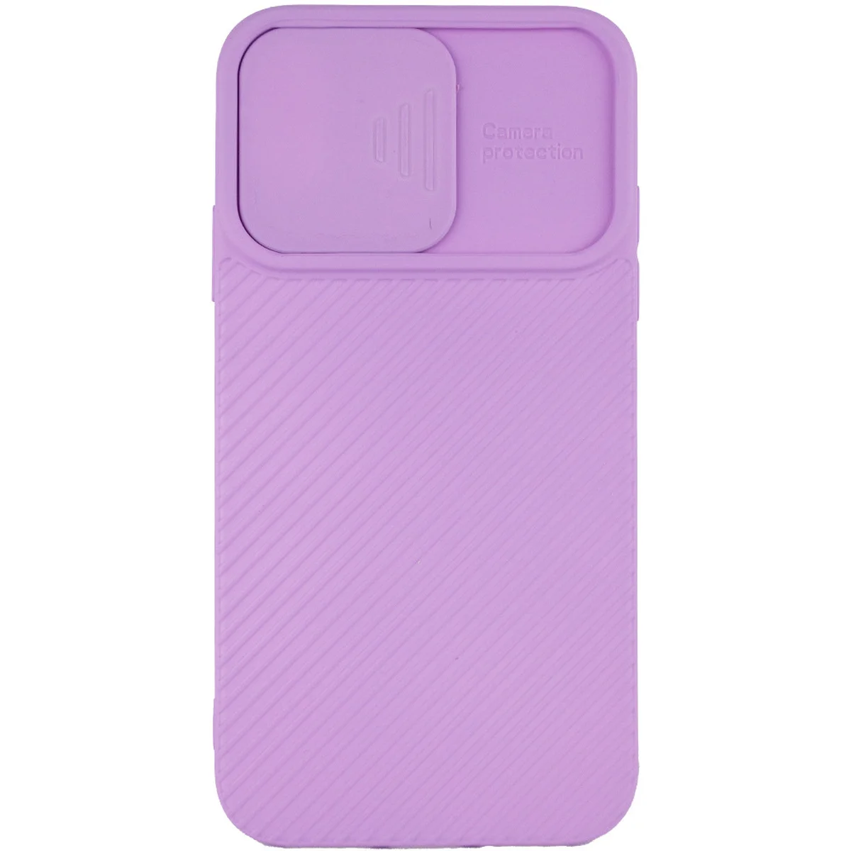 Чохол Camshield Square TPU зі шторкою для камери для Apple iPhone XR (6.1 ") Бузковий