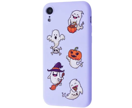 TPU чехол WAVE Fancy для Apple iPhone XR (6.1") Ghosts / Light purple