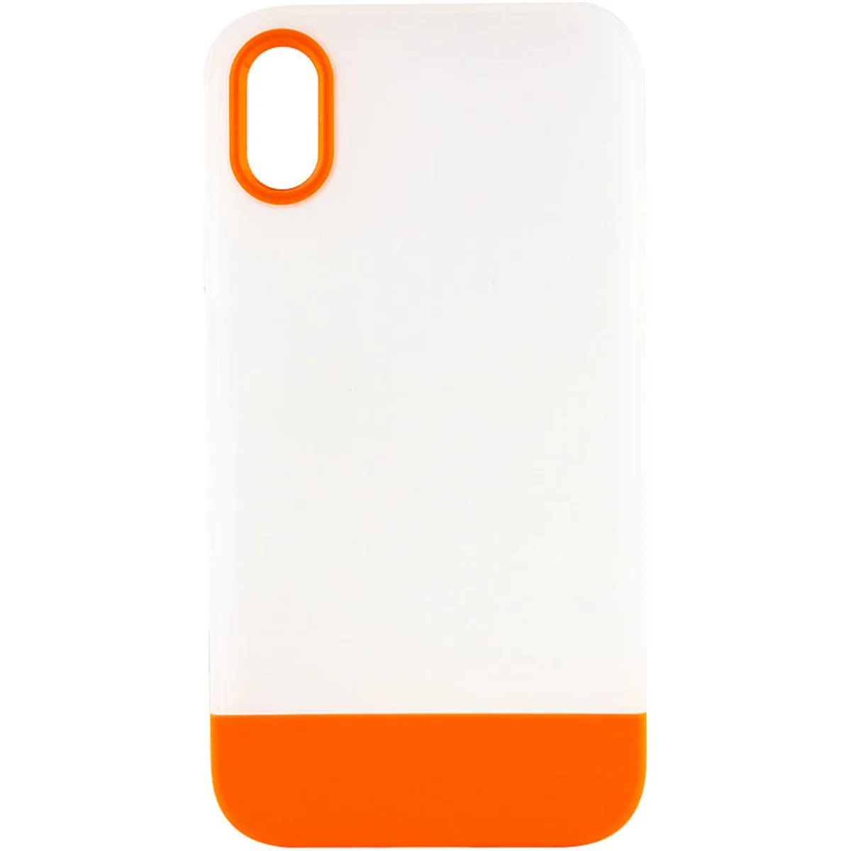Чехол TPU+PC Bichromatic для Apple iPhone XR (6.1") Matte / Orange