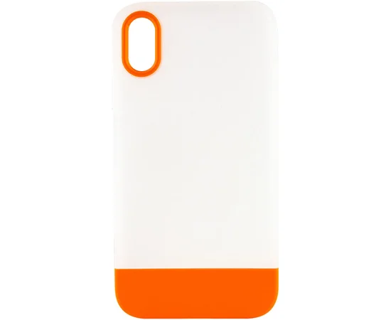 Чехол TPU+PC Bichromatic для Apple iPhone XR (6.1") Matte / Orange