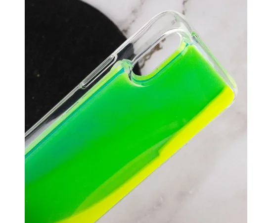 Неоновый чехол Neon Sand glow in the dark для Apple iPhone XR (6.1") Зеленый