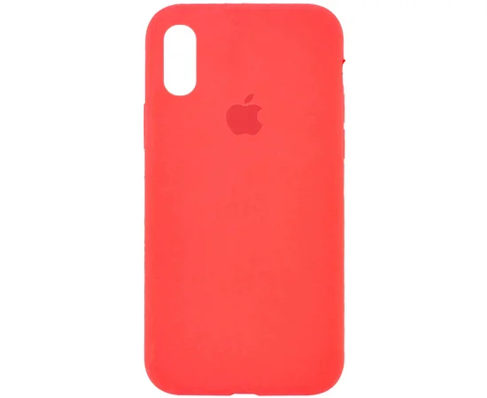 Чехол Silicone Case Full Protective (AA) для Apple iPhone XR (6.1") Оранжевый / Pink citrus