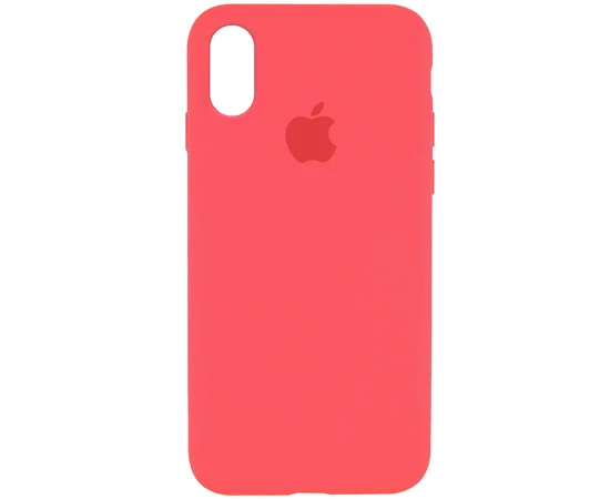 Чохол Silicone Case Full Protective (AA) для Apple iPhone XR (6.1 ") Кавуновий / Watermelon red