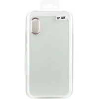 TPU чохол Bonbon Metal Style для Apple iPhone XR (6.1") Білий / White