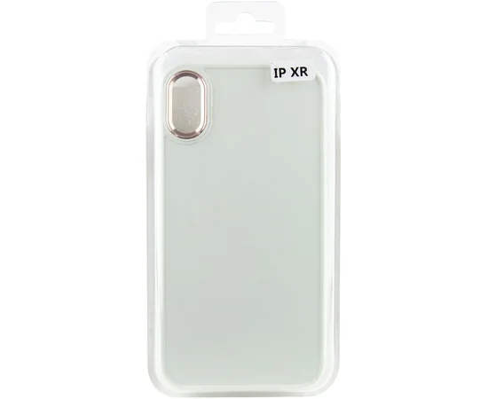 TPU чехол Bonbon Metal Style для Apple iPhone XR (6.1") Белый / White