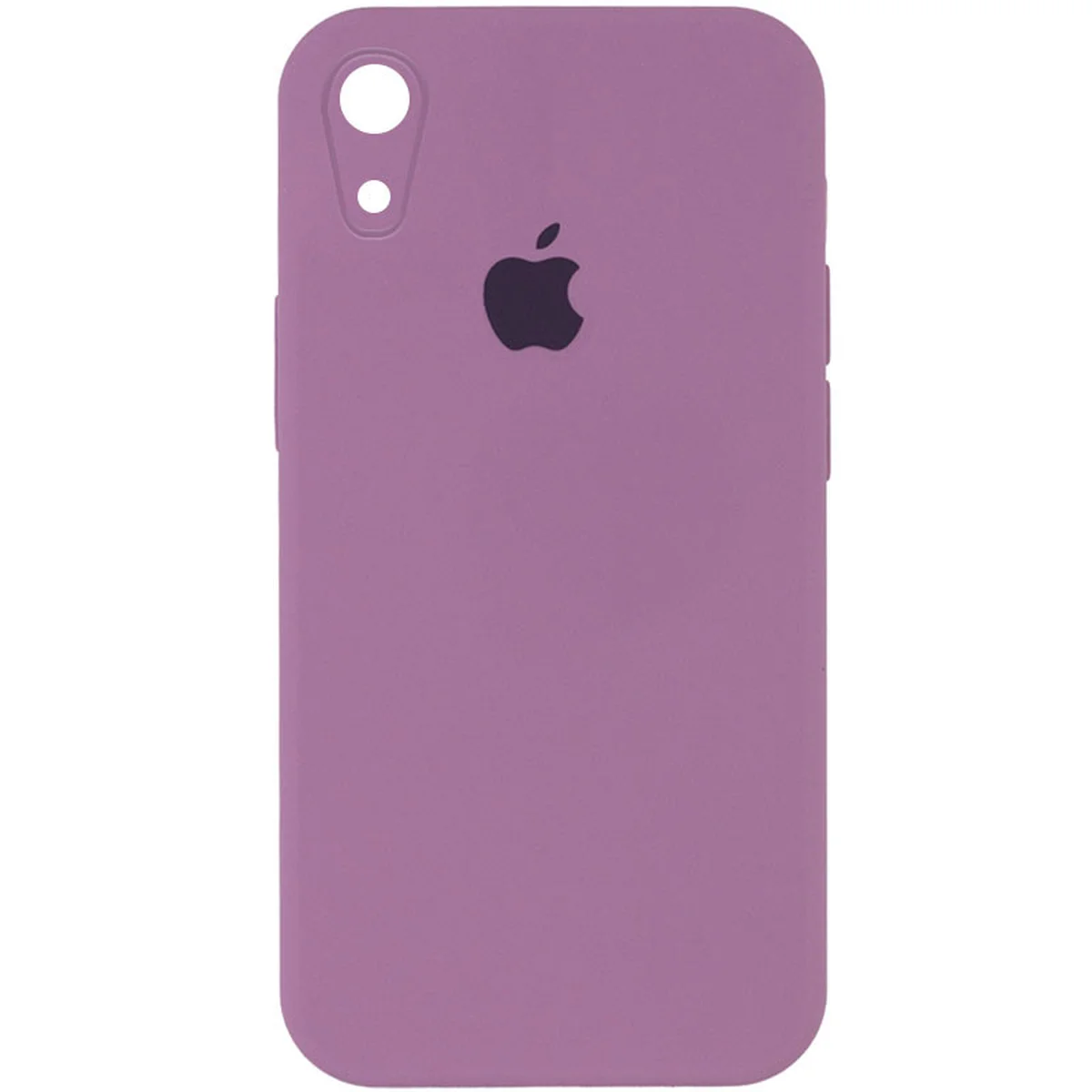 Чехол Silicone Case Square Full Camera Protective (AA) для Apple iPhone XR (6.1") Лиловый / Lilac Pride