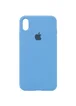Чехол Silicone Case Full Protective (AA) для Apple iPhone XR (6.1") Голубой / Cornflower