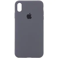 Чохол Silicone Case Full Protective (AA) для Apple iPhone XR (6.1 ") Сірий / Dark Grey