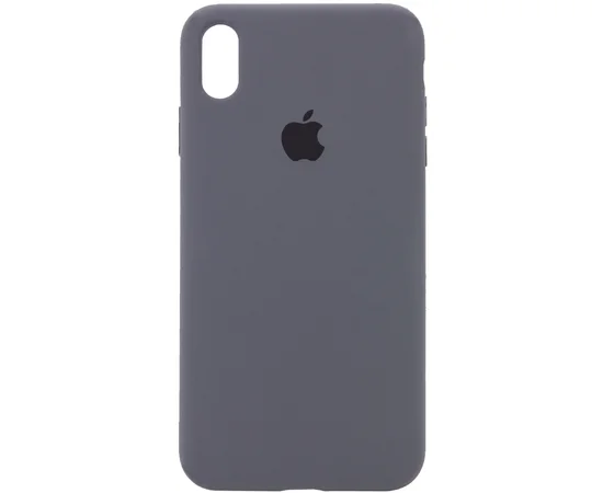 Чохол Silicone Case Full Protective (AA) для Apple iPhone XR (6.1 ") Сірий / Dark Grey