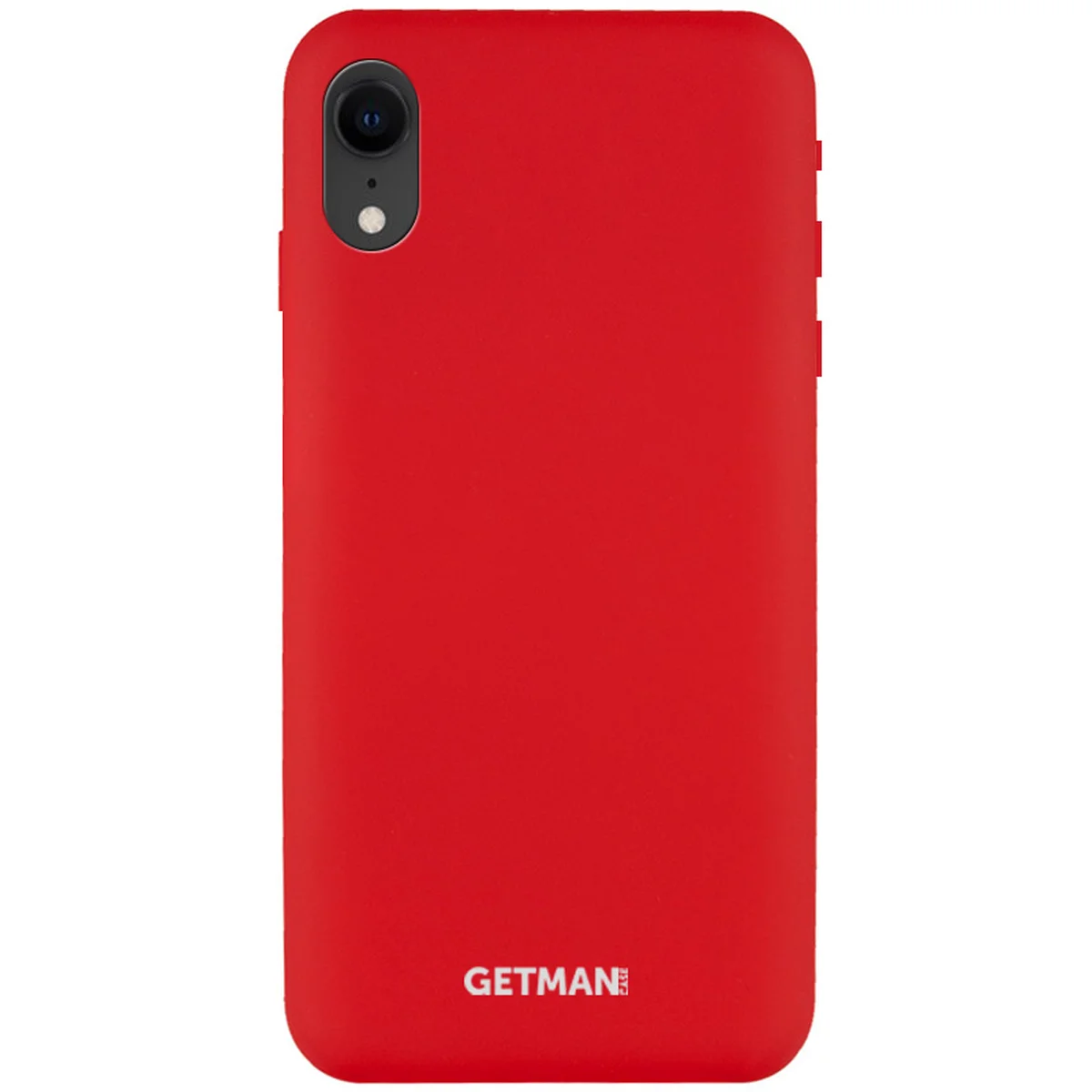 Чохол Silicone Case GETMAN for Magnet для Apple iPhone XR (6.1 ") Червоний / Red