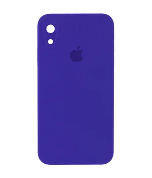 Чохол Silicone Case Square Full Camera Protective (AA) для Apple iPhone XR (6.1 ") Фіолетовий / Ultra Violet