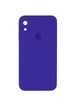 Чохол Silicone Case Square Full Camera Protective (AA) для Apple iPhone XR (6.1 ") Фіолетовий / Ultra Violet