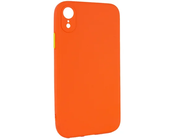 Чехол TPU Square Full Camera для Apple iPhone XR (6.1") Оранжевый