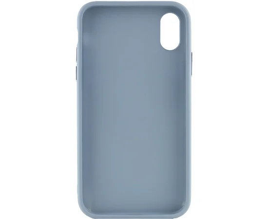 TPU чехол Bonbon Metal Style для Apple iPhone XR (6.1") Голубой / Mist blue