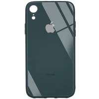 TPU + Glass чохол GLOSSY Logo Full camera (opp) для Apple iPhone XR (6.1 ") Зелений