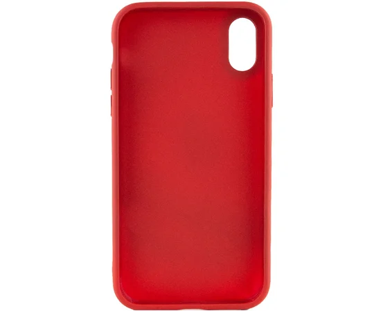 TPU чехол Bonbon Metal Style для Apple iPhone XR (6.1") Красный / Red