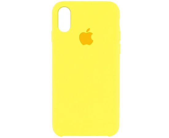 Чехол Silicone Case (AA) для Apple iPhone XR (6.1") Желтый / Yellow