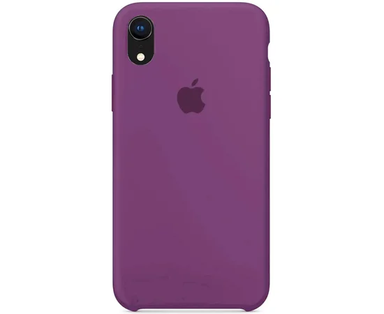 Чехол Silicone Case (AA) для Apple iPhone XR (6.1") Фиолетовый / Grape