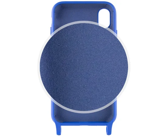 Чехол TPU two straps California для Apple iPhone XR (6.1") Синий / Iris