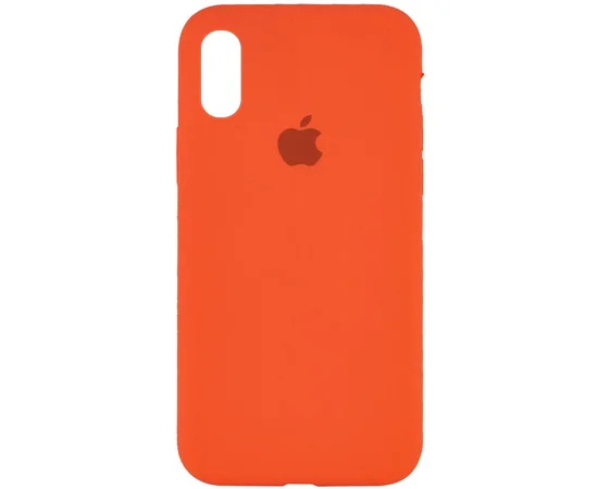Чехол Silicone Case Full Protective (AA) для Apple iPhone XR (6.1") Оранжевый / Kumquat