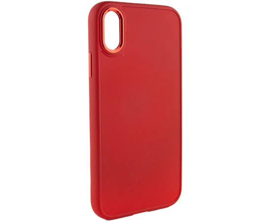 TPU чехол Bonbon Metal Style для Apple iPhone XR (6.1") Красный / Red