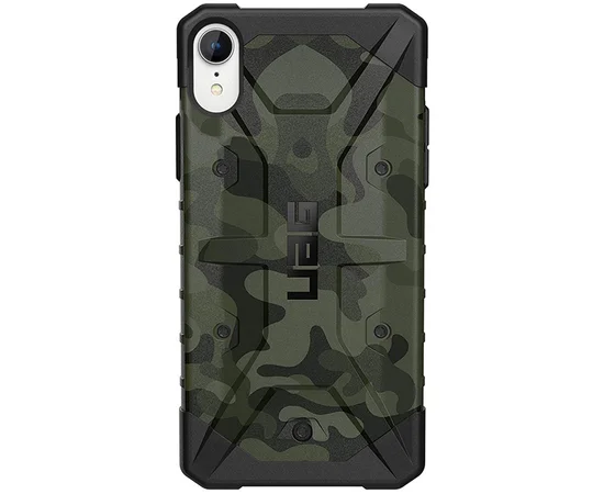 Ударопрочный чехол UAG Pathfinder камуфляж для Apple iPhone XR (6.1") Зеленый