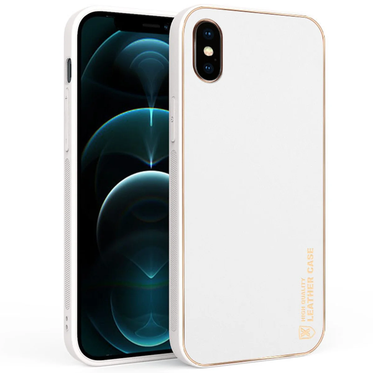 Шкіряний чохол Xshield для Apple iPhone XR (6.1") Білий / White