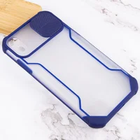 Чохол Camshield matte Ease TPU зі шторкою для iPhone XR (6.1") Синій