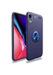 TPU чехол Deen ColorRing под магнитный держатель (opp) для Apple iPhone XR (6.1") Синий / Синий