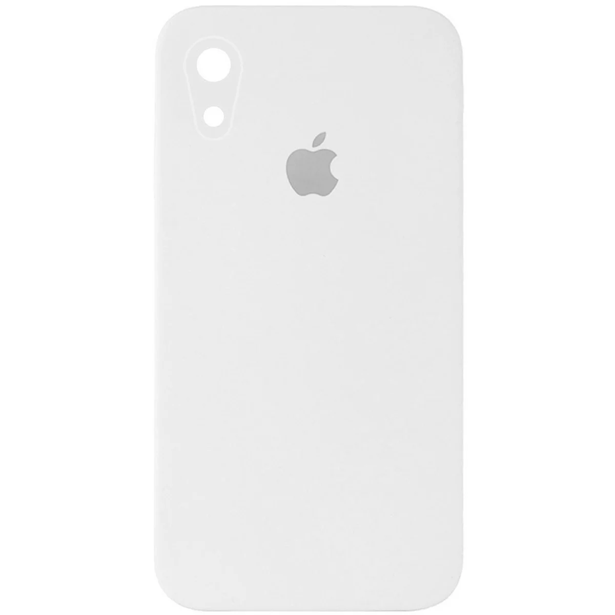 Чехол Silicone Case Square Full Camera Protective (AA) для Apple iPhone XR (6.1") Белый / White