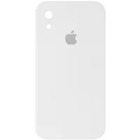 Чехол Silicone Case Square Full Camera Protective (AA) для Apple iPhone XR (6.1") Белый / White