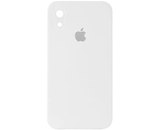Чехол Silicone Case Square Full Camera Protective (AA) для Apple iPhone XR (6.1") Белый / White
